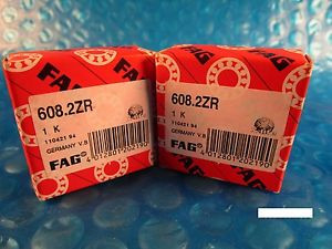 All kinds of faous brand Bearings and block , LOT of 2, 608 2ZR Deep Groove Roller 608ZZ=2 NTN,,Nachi 608 2Z Fag Bearing