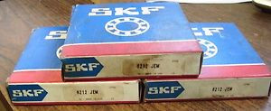 NEW High quality mechanical spare parts SKF LOT OF 3 BEARINGS 6212 JEM