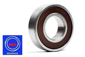 6206 New and Original 30x62x16mm DDU Rubber Sealed 2RS NSK Radial Deep Groove Ball Bearing