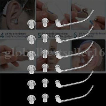 Original SKF Rolling Bearings Siemens 18pcs Ear Plug with 6 tubes Resound BTE Hearing Aid Eartips DomesS M  L