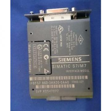 Original SKF Rolling Bearings Siemens 6ES7963-3AA00-0AA0 SIMATIC S7-400 IF963-X27 RS-422/485 Interface  Module