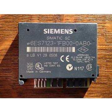 Original SKF Rolling Bearings Siemens BRAND NEW IN BOX Simatic SC 6ES7  123-1FB00-0AB0