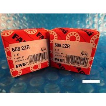 All kinds of faous brand Bearings and block , LOT of 2, 608 2ZR Deep Groove Roller 608ZZ=2 NTN,,Nachi 608 2Z Fag Bearing