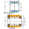 Four-row Original and high quality tapered roller bearings 4TR559 #1 small image