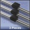 Original famous Q-glide 595 mm CNC linear guide &amp; PTFE bearings block &#8211; 3 sets #1 small image