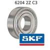 6204 High quality mechanical spare parts 2Z C3 Genuine SKF Bearings 20x47x14 mm Sealed Metric Ball Bearing 6204-ZZ #1 small image