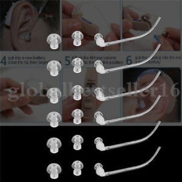 Original SKF Rolling Bearings Siemens 18pcs Ear Plug with 6 tubes Resound BTE Hearing Aid Eartips DomesS M  L #3 image