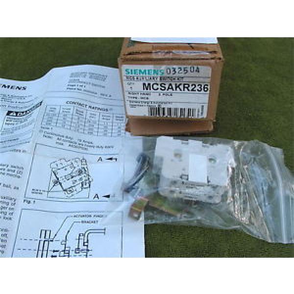 Original SKF Rolling Bearings Siemens MCSAKR236 MSC Auxiliary Switch Kit, Right Hand 2 Pole In Box  Surplus #3 image