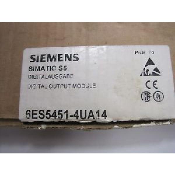 Original SKF Rolling Bearings Siemens NEW 6ES5451-4UA14 OUTPUT MODULE  6ES54514UA14 #3 image
