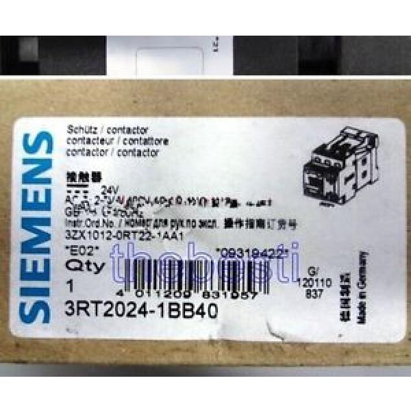 Original SKF Rolling Bearings Siemens 1 PC  3RT2024-1BB40 Contactor In  Box #3 image