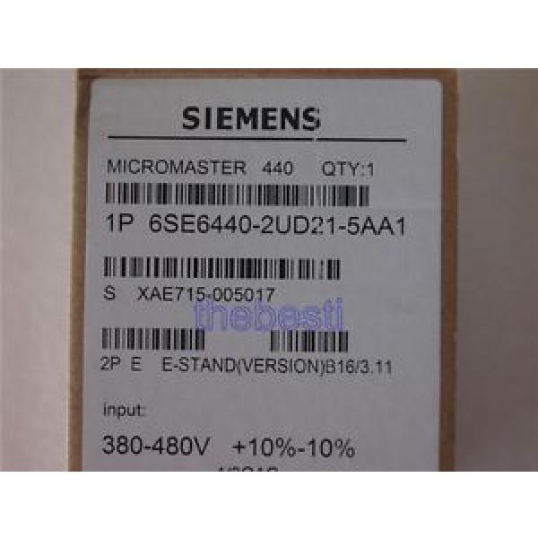 Original SKF Rolling Bearings Siemens 1 PC  6SE6440-2UD21-5AA1 Inverter 6SE6 440-2UD21-5AA1 In  Box #3 image