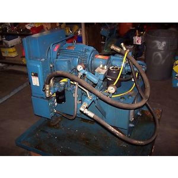 VICKERS High quality mechanical spare parts 15 HP HYDRAULIC POWER UNIT 30 GALLON 3000 PSI PVQ20-B2R-SE1S-21 #1 image